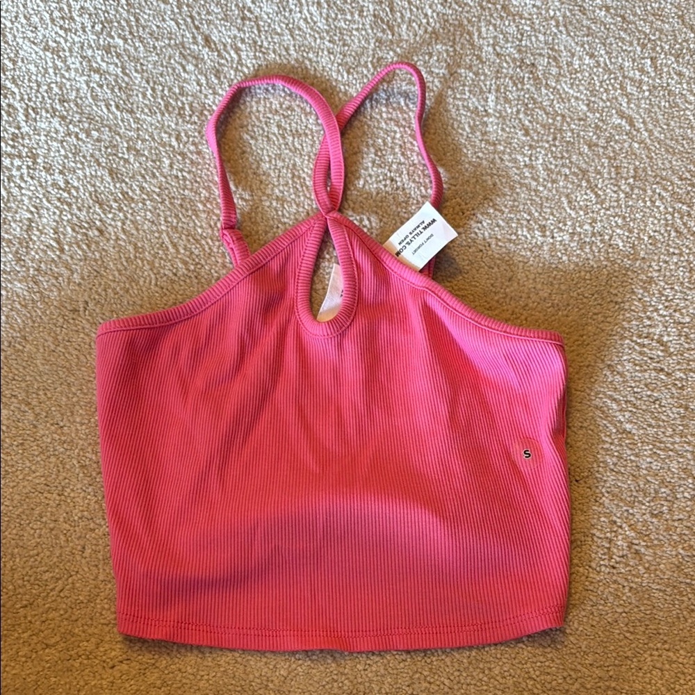 Tilly's Fuchsia Ribbed Tank Top